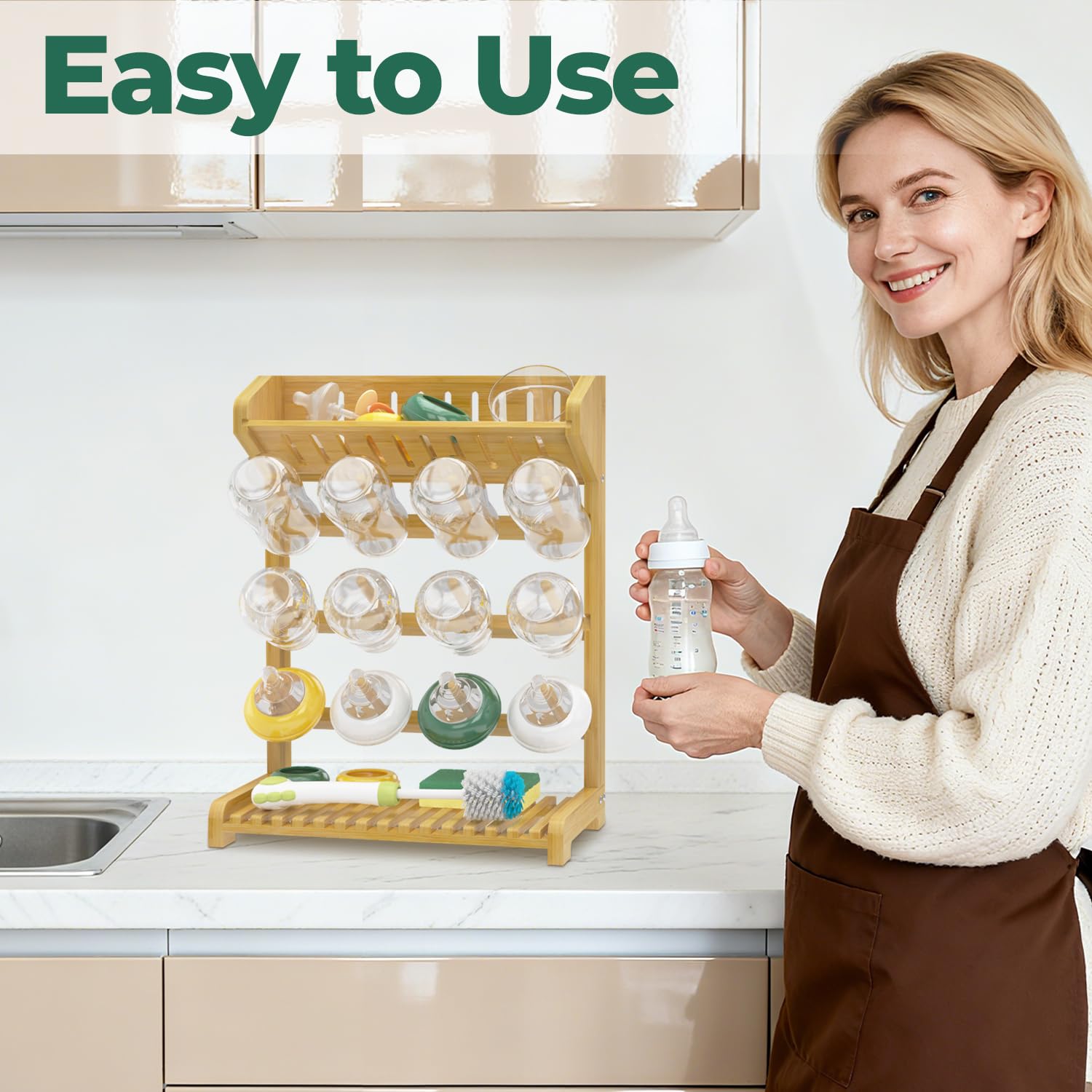 EsLuker.ly easy-to-clean non-slip feet prevent wobble during use