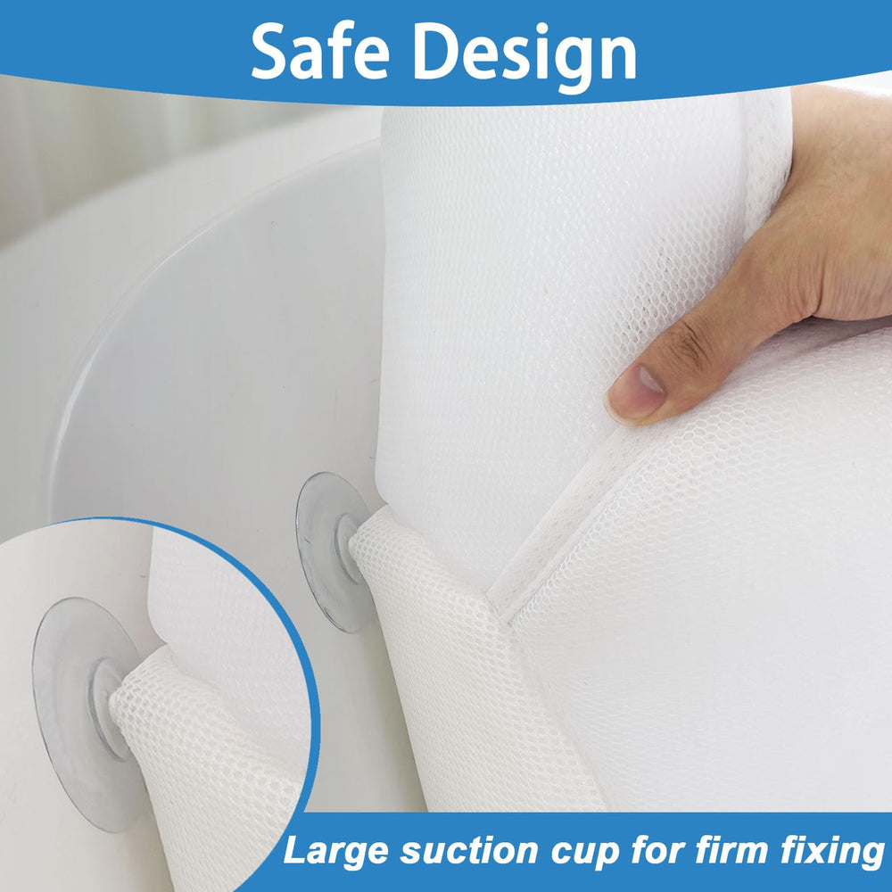Esme L&H Baby Bath Flower Cushion machine-washable bag makes quick cleaning easy