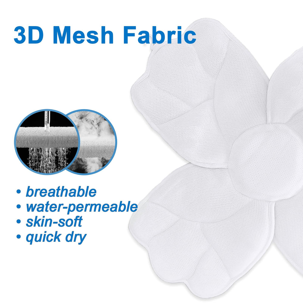 Esme L&H Baby Bath Flower Cushion four-petal cradle design supporting newborns with secure comfy surface