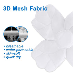Esme L&H Baby Bath Flower Cushion four-petal cradle design supporting newborns with secure comfy surface