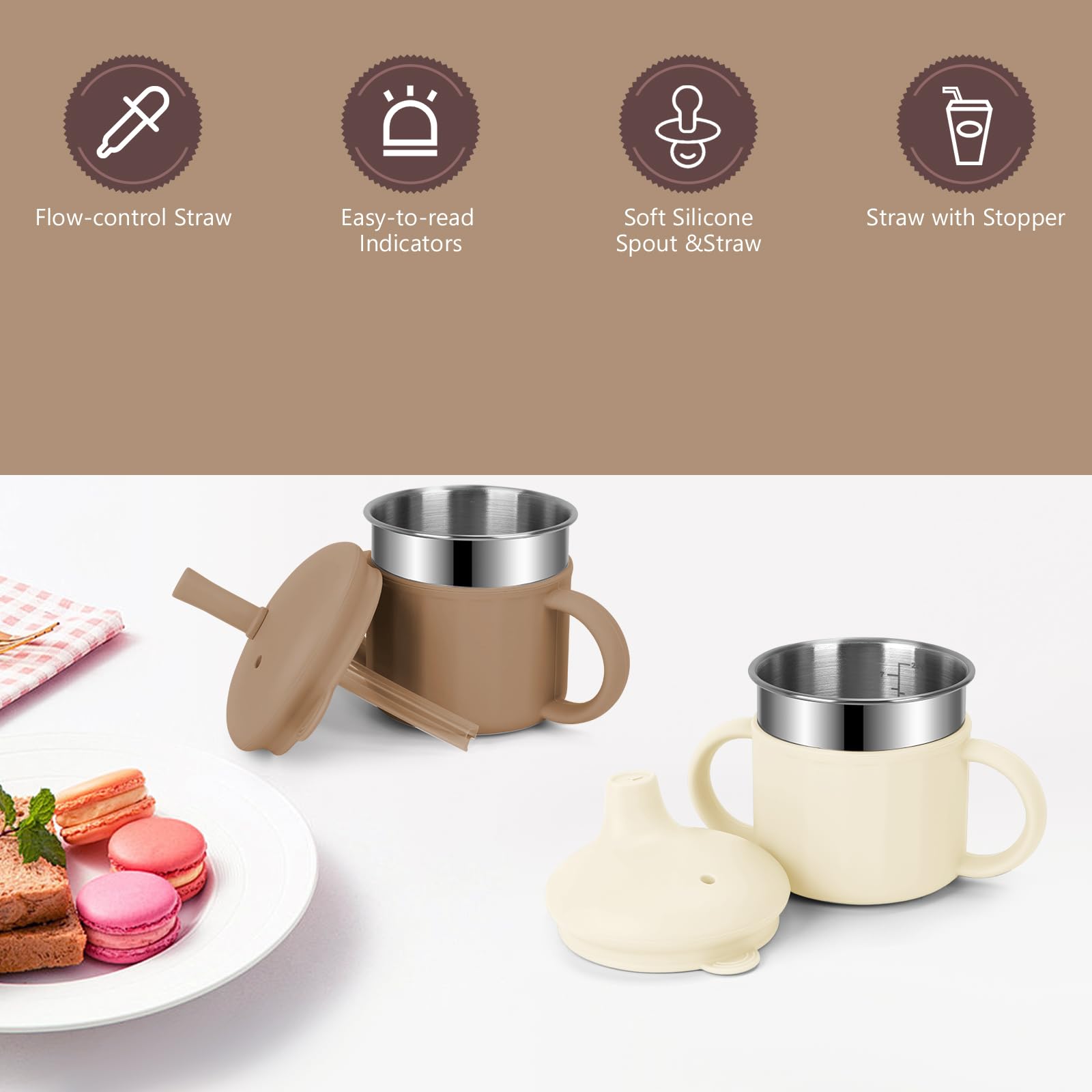 EsOfficce color-set pink green beige brown offers multiple gift options