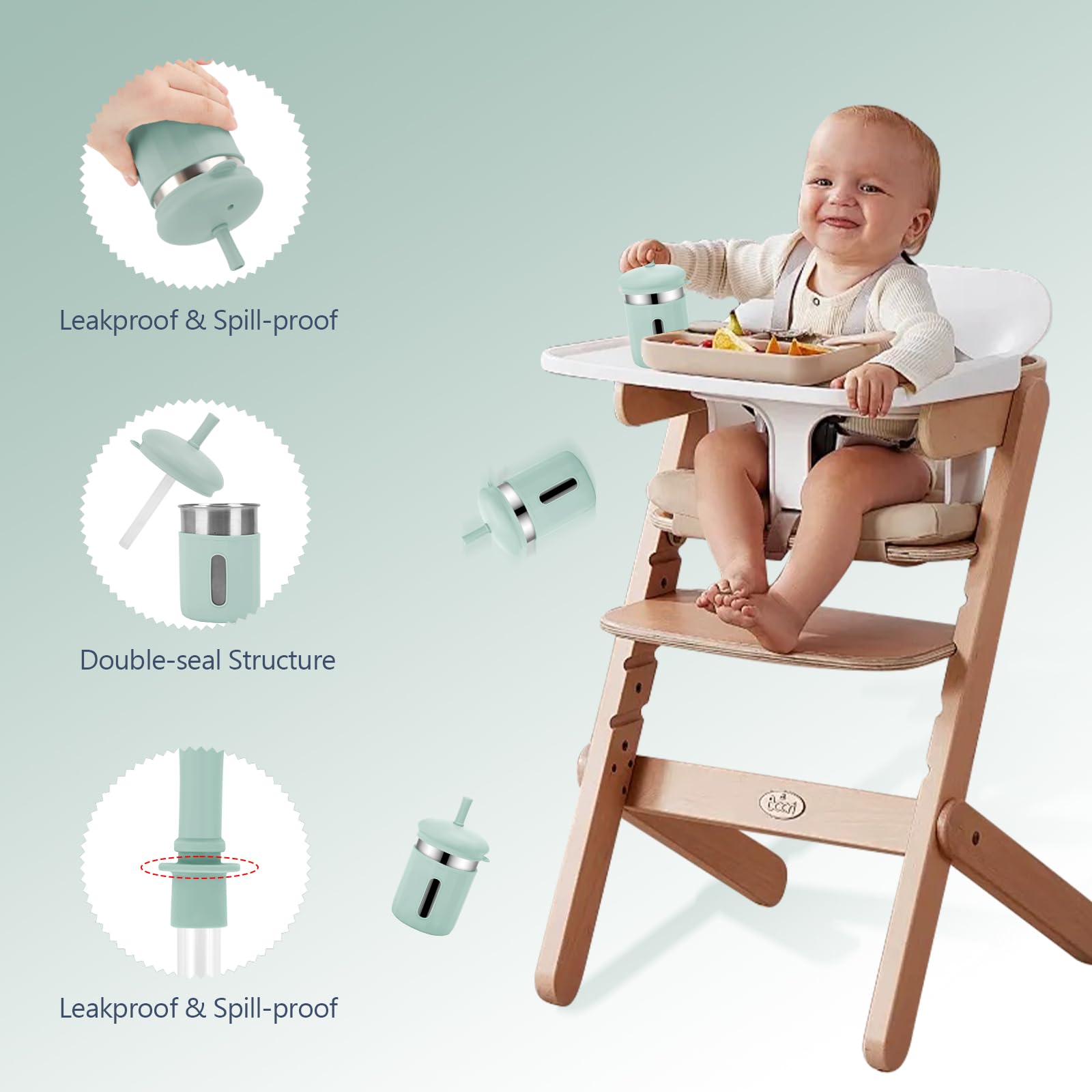 EsOfficce 2-in-1 toddler cup; doubles as a snack container during playdates.