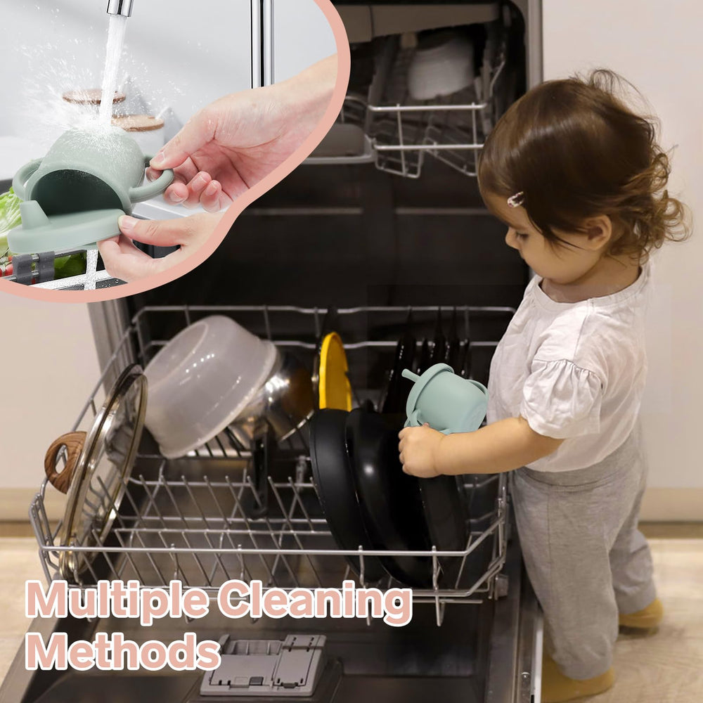 EsOfficce brown-lid drop-resistant sippy cup for safe use