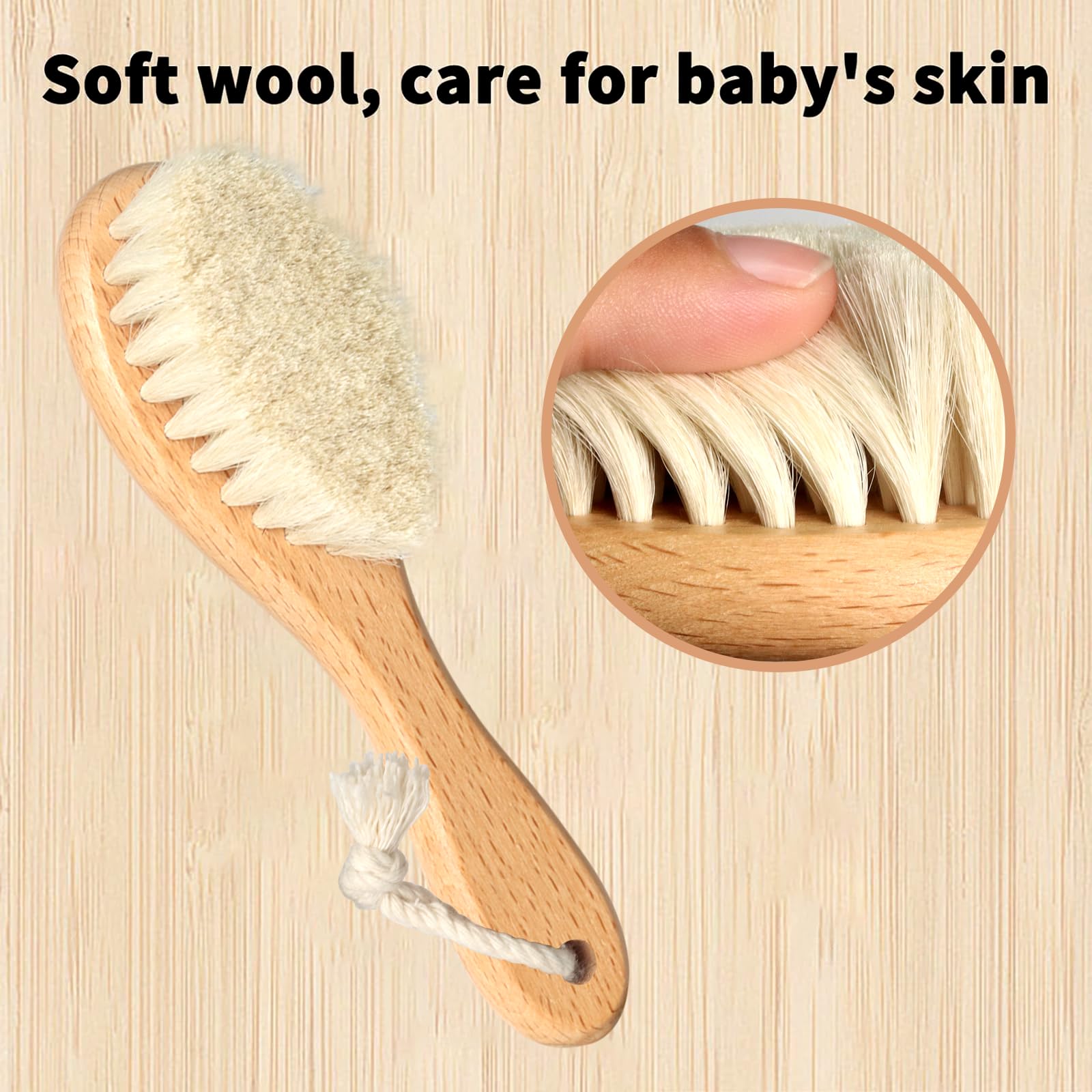 Esonto blue comb shown for soft scalp massage during brushing