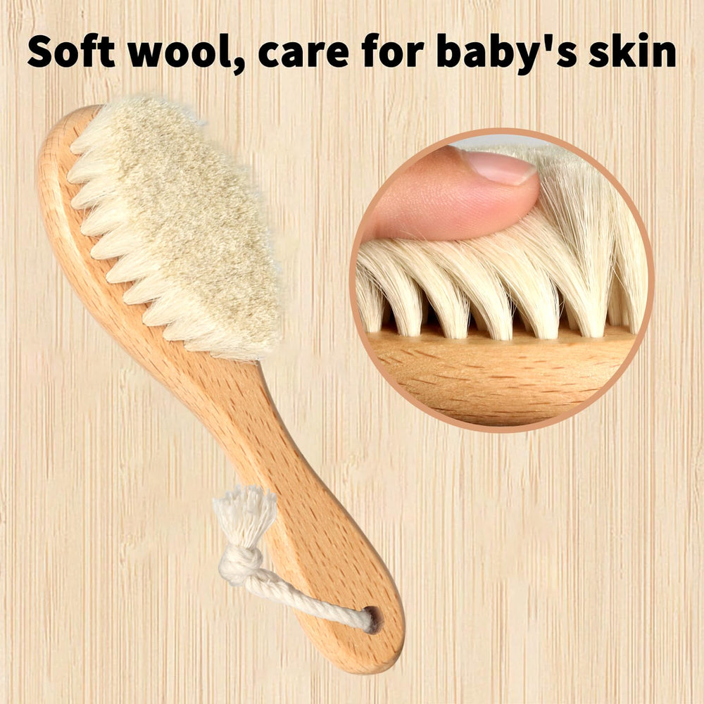 Esonto blue comb shown for soft scalp massage during brushing