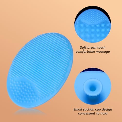 Esonto soft bristle brush assists in distributing natural scalp oils.