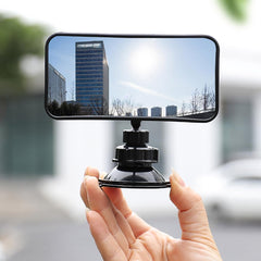 ESreake HD real glass mirror resists haze for clear in-car viewing