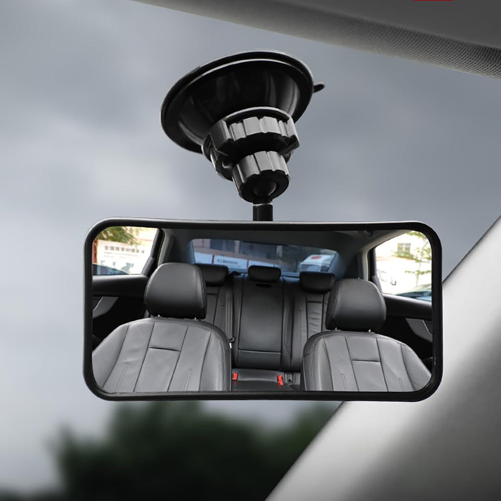 ESreake suction cup baby mirror on windshield for wide rear view