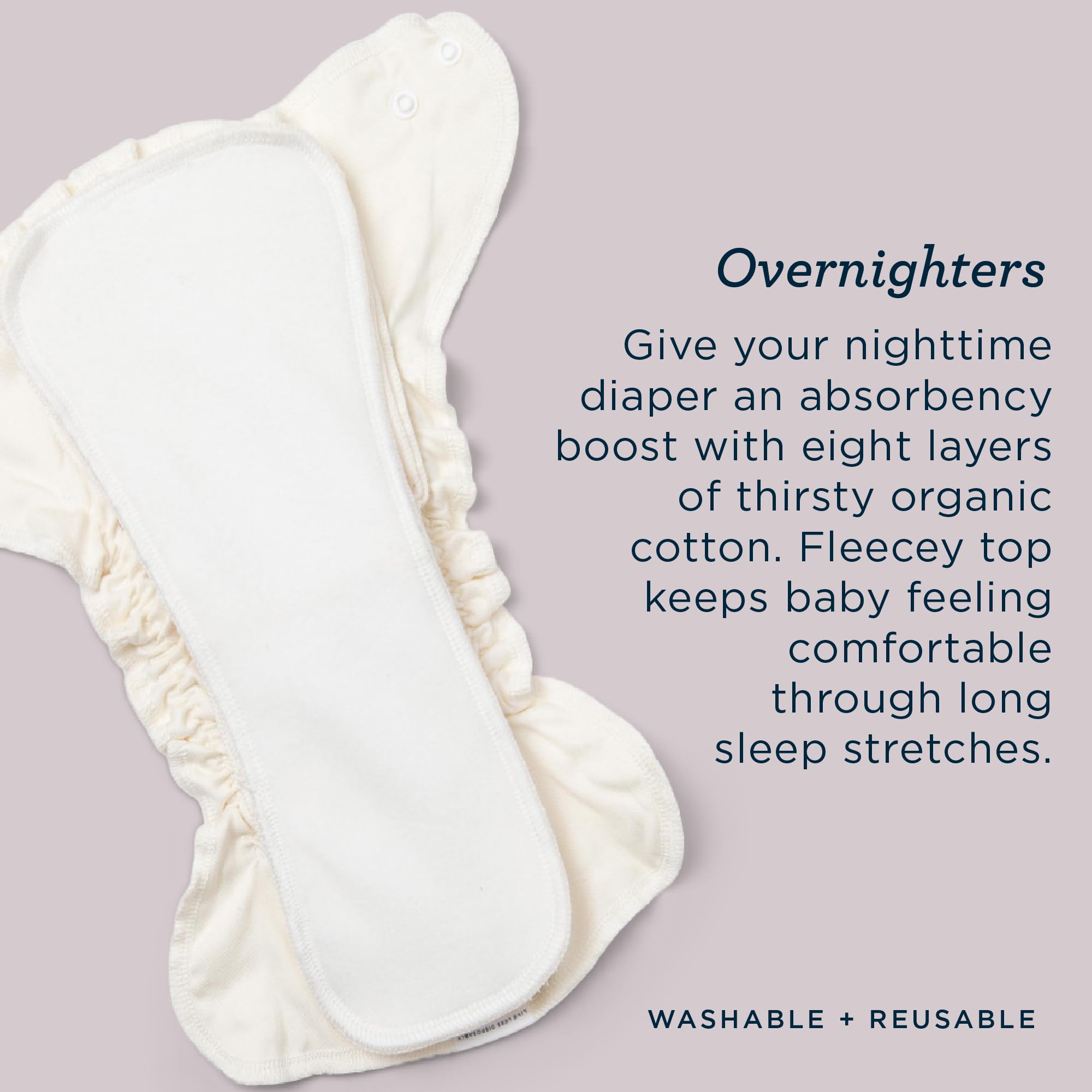 Esembly Overnighters fleece-top layer wick moisture for a drier night.