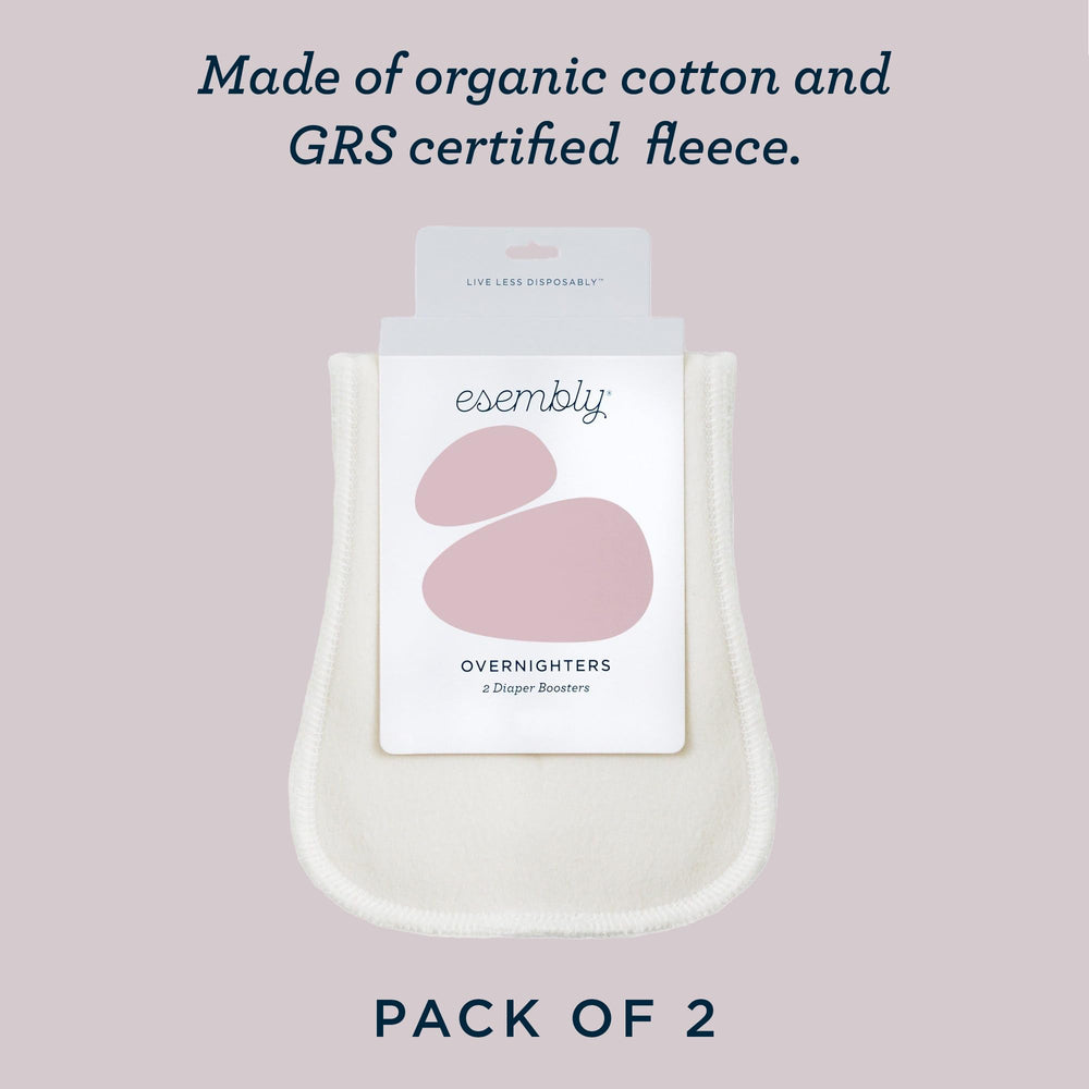 Esembly Overnighters machine washable and dryer-friendly for quick reuse.