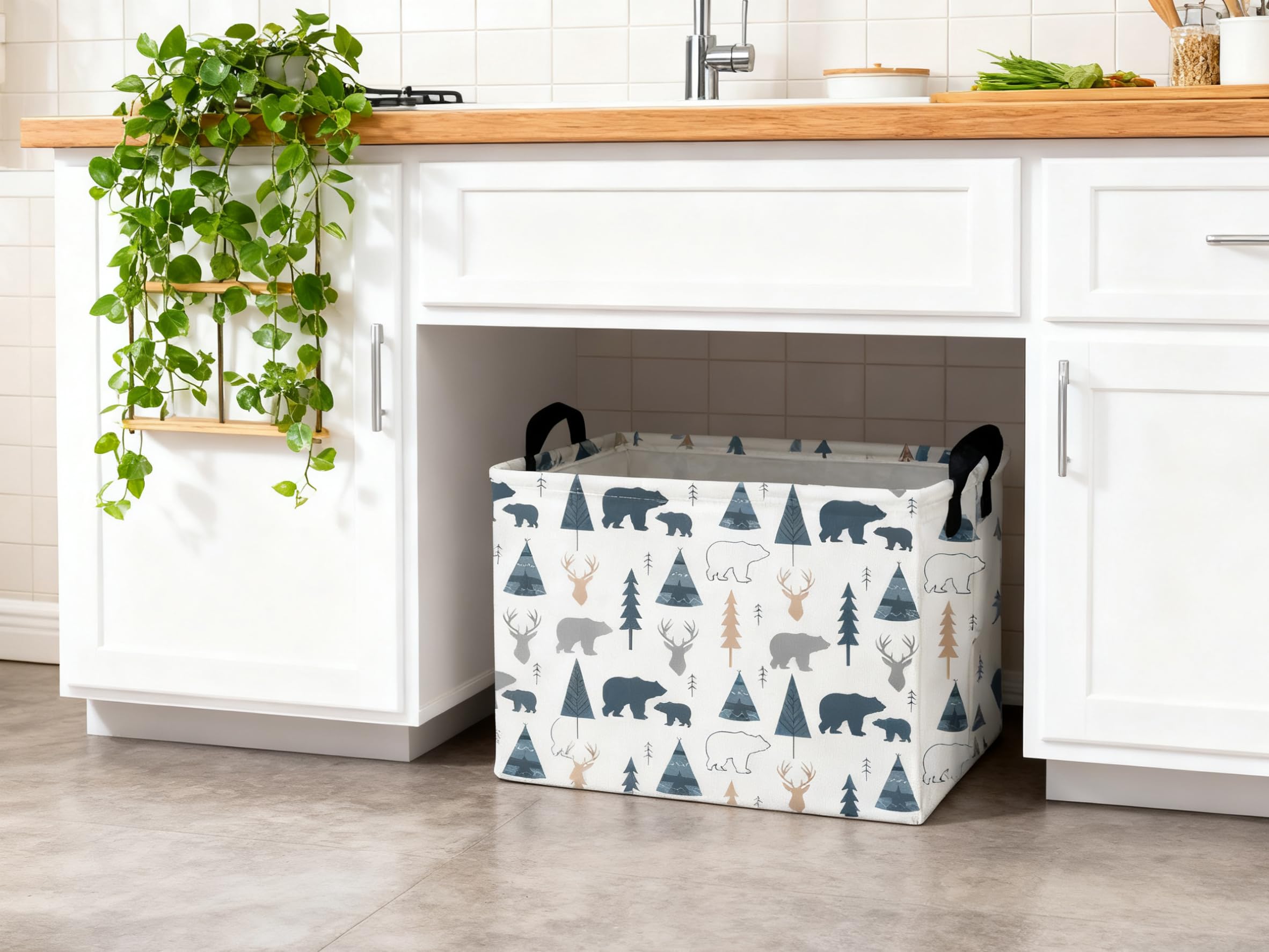 Essme bathroom toy storage bin offers quick access and tidy space