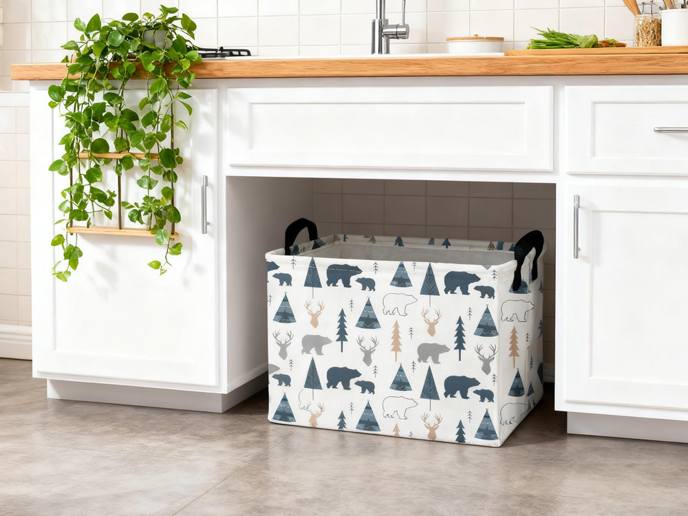 Essme bathroom toy storage bin offers quick access and tidy space
