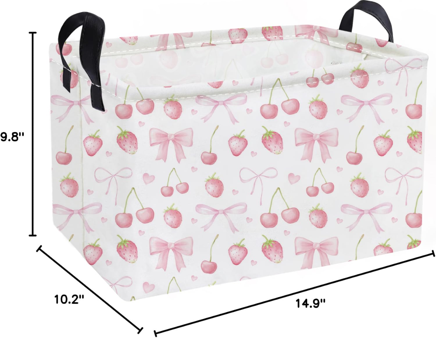 Essme canvas storage bin pink nursery storage keeps essentials organized.