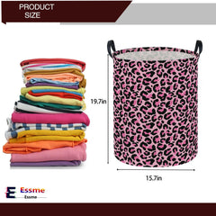 Essme collapsible canvas storage bin with open top for easy access.
