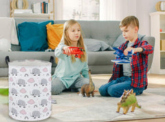 Essme collapsible large-capacity storage bin for clothes and plush toys.