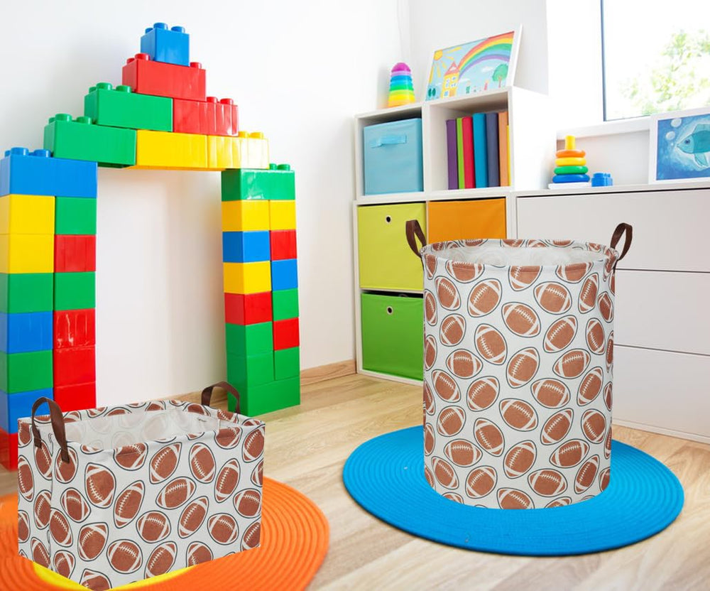 Essme sized 15.7 by 19.7 inch basket supports large toy collections and clothes.
