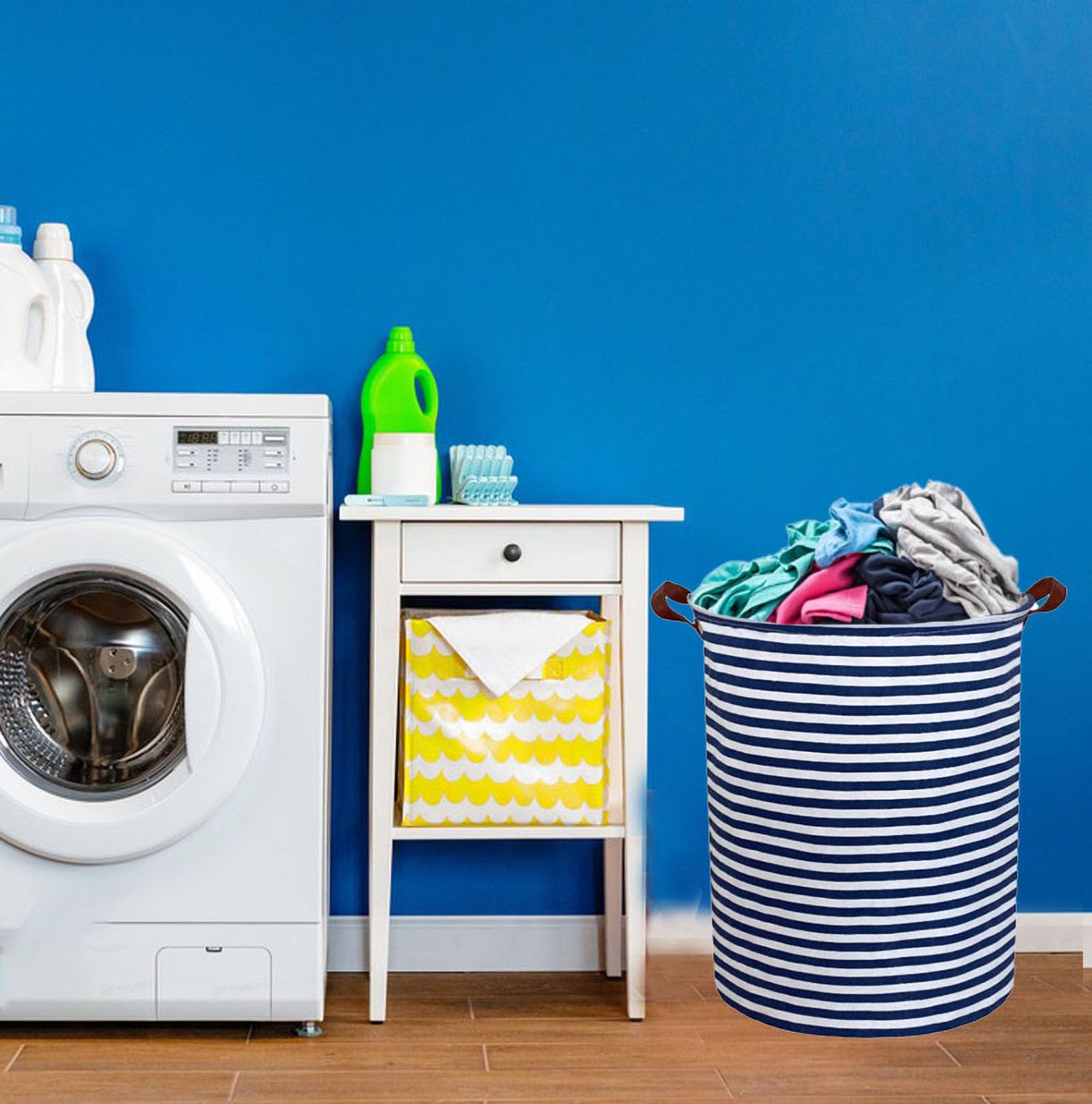 Essme Kids Laundry Hamper in baby room organizes clothes and toys