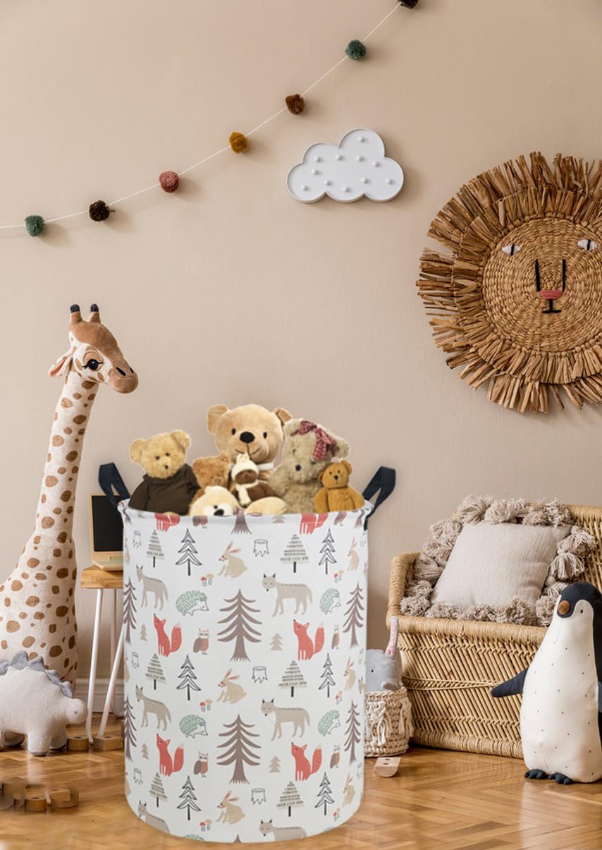 Essme Kids Laundry Hamper in a nursery keeps toys organized