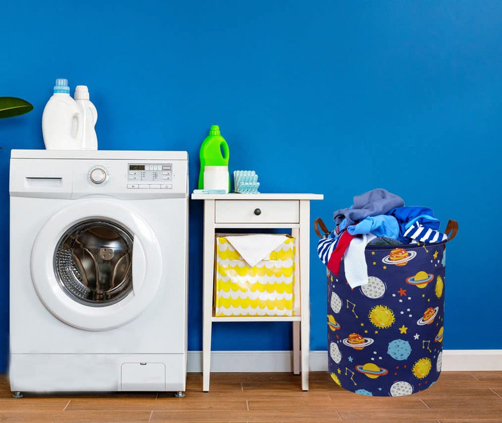 Essme nursery hamper designed for toy storage and laundry organization.