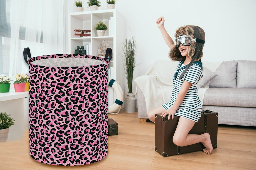 Essme nursery-toy-organization-basket helps keep playroom tidy and accessible.