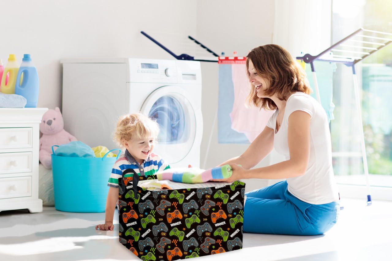 Essme rectangular basket with dimensions 14.9 by 10.2 by 9.8 inches.