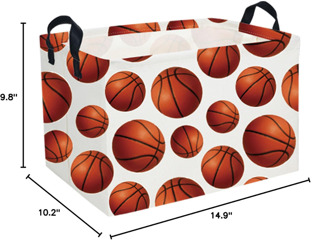 Essme basket stacked with others, showcasing versatile storage options.