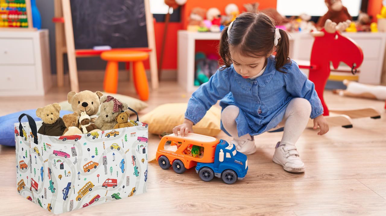 Essme rectangular boys basket materials emphasize linen cotton blend with waterproof inner lining