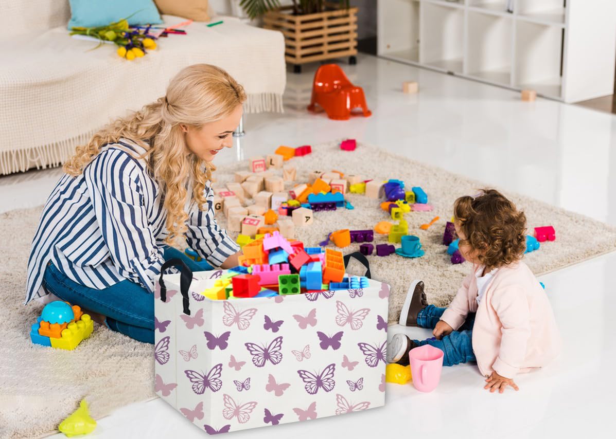 Essme rectangular butterfly baskets dimensions reveal perfect nursery organizer size.