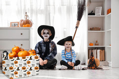 Essme rectangular Halloween basket collapsible-flat for space-saving storage