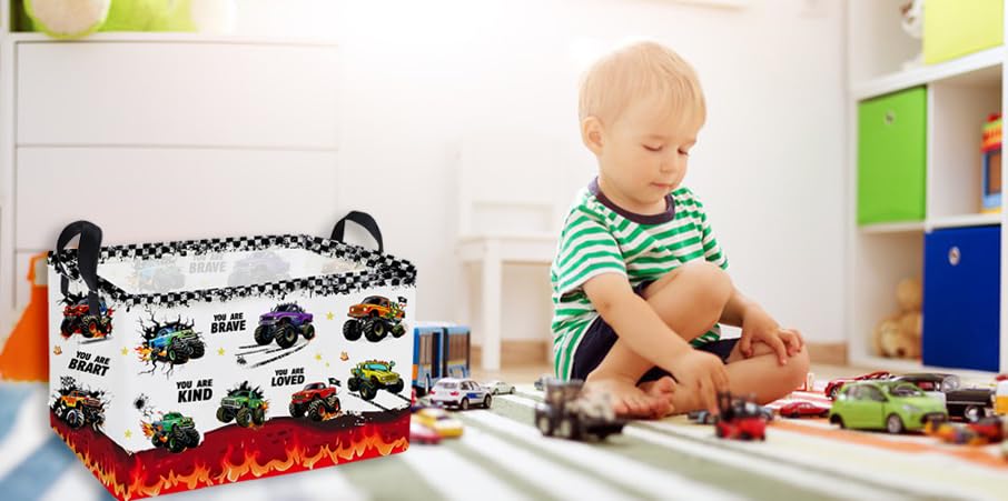 Essme toy-storage basket keeps clutter organized in playroom