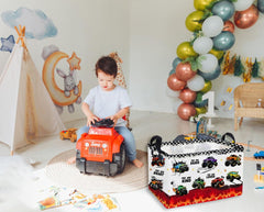 Essme waterproof inner lining protects contents during playroom use