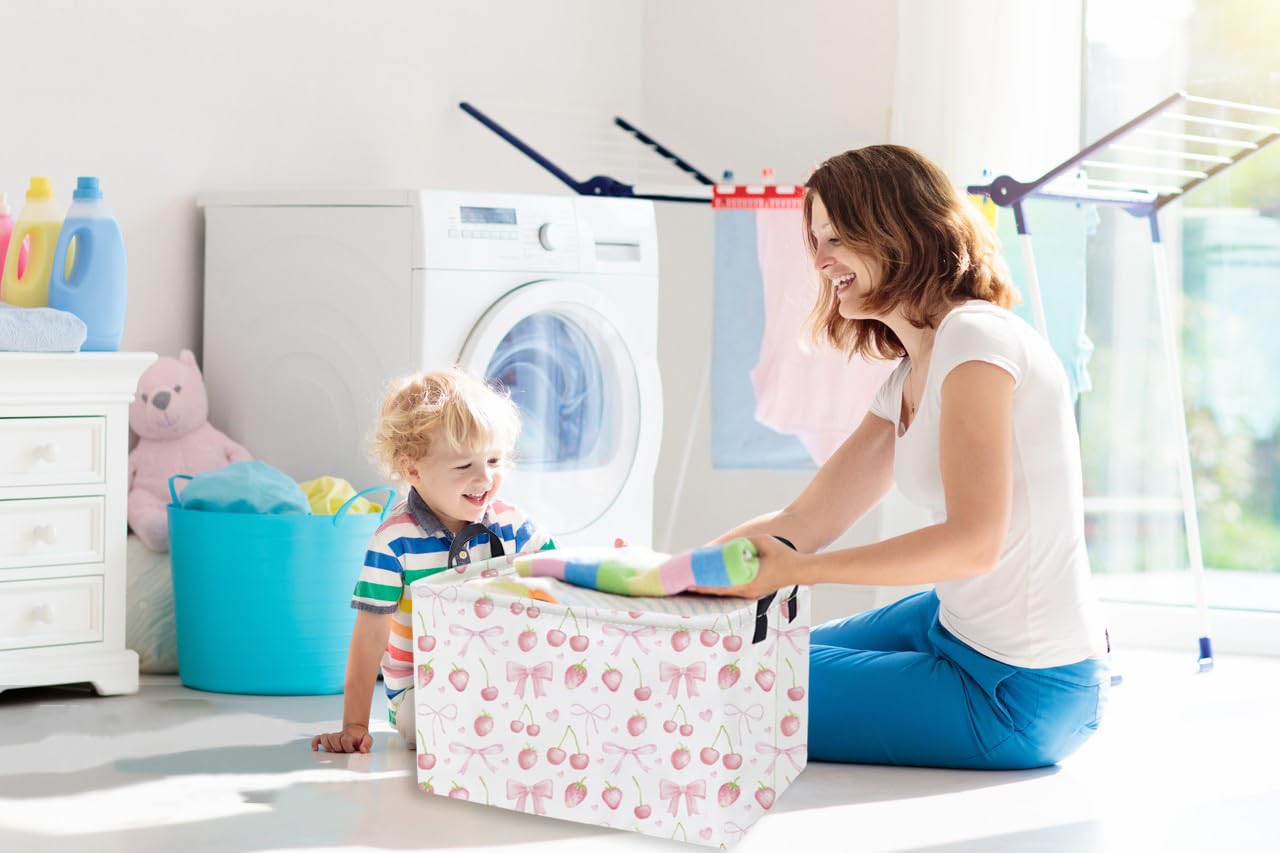 Essme linen-cotton room organizer brings durable, flexible storage.