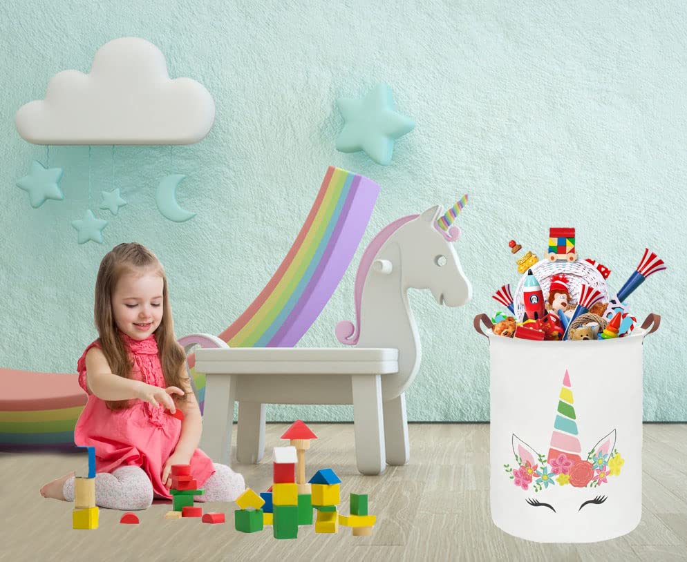 Essme Unicorn Hamper offers 62.8L capacity for toy and laundry organization