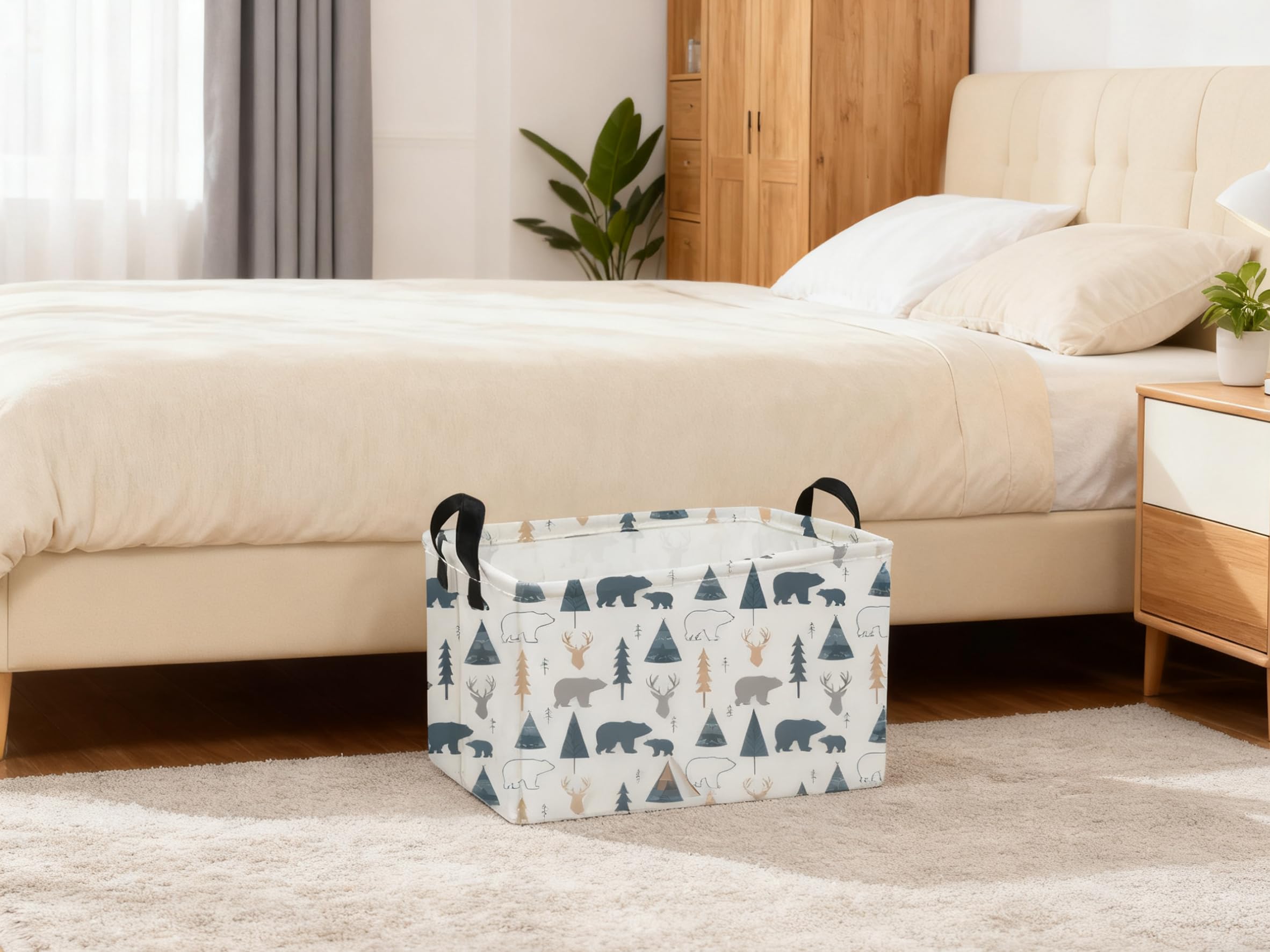 Essme woodland box keeps playroom clutter under control and easy to grab