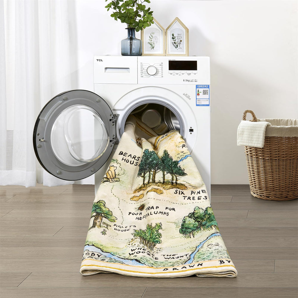Estmy nursery rug helps warm feet on cold floors with soft texture.