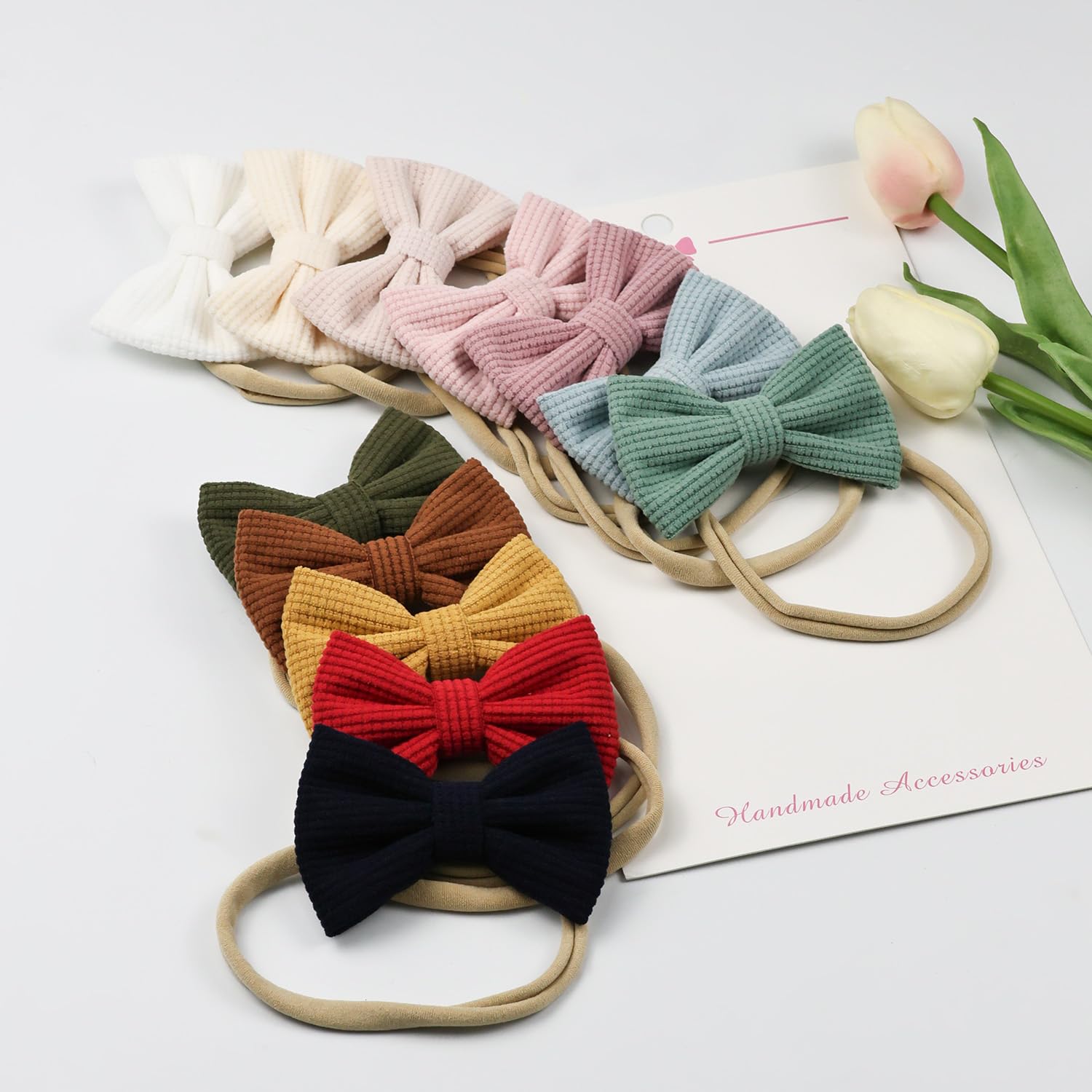 Esumun stretchy nylon headband provides comfortable one size fits all.