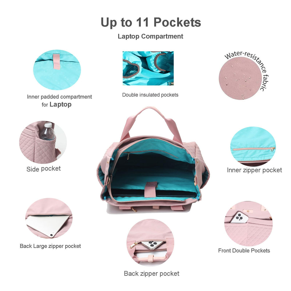ESVAN 3-in-1 backpack mode for hands-free commuting and travel.
