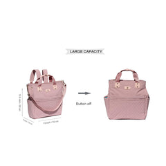 ESVAN tote mode shows chic carry for quick errands.