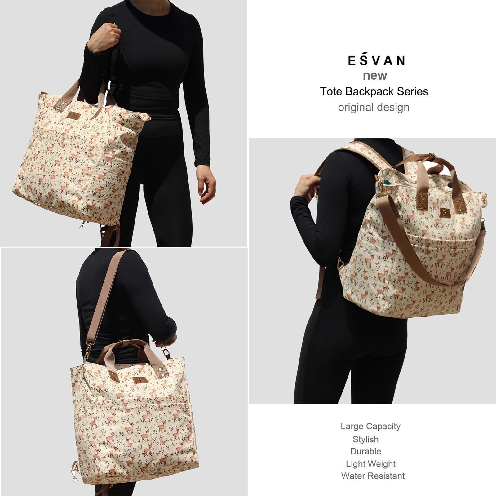 ESVAN insulated bottle pockets for temp-controlled beverages