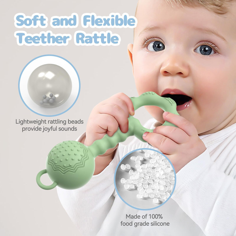 ETETOO rattle sound soft tone emphasizes gentle play