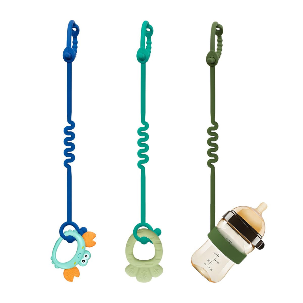 ETETOO Toy Straps spearmint buckle closeup for secure attachment.