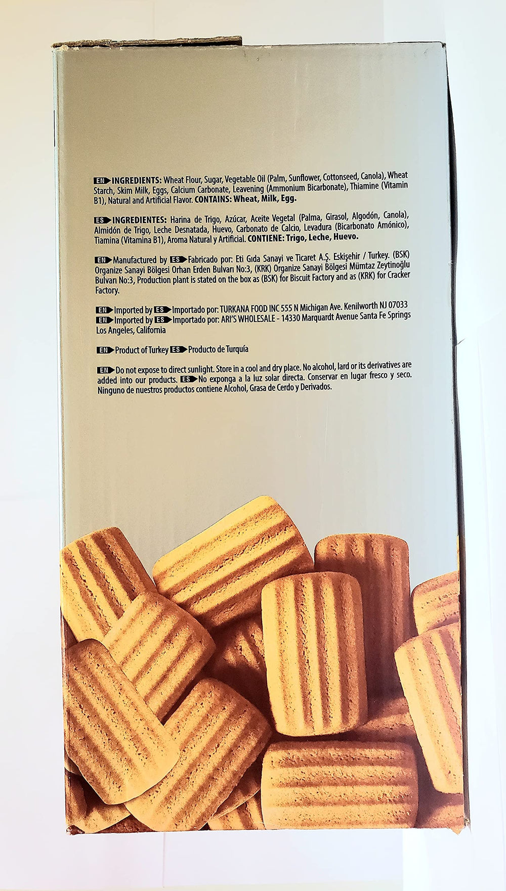ETI Cicibebe ingredients list highlights wheat, milk, and eggs for familiar flavors