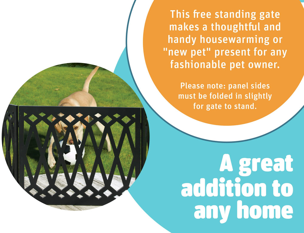 Etna gate demonstrates versatile barrier for safe pet play on patios