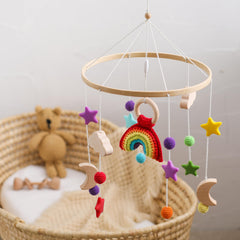 Etucdose detachable rainbow toy doubles as a gentle rattle ring