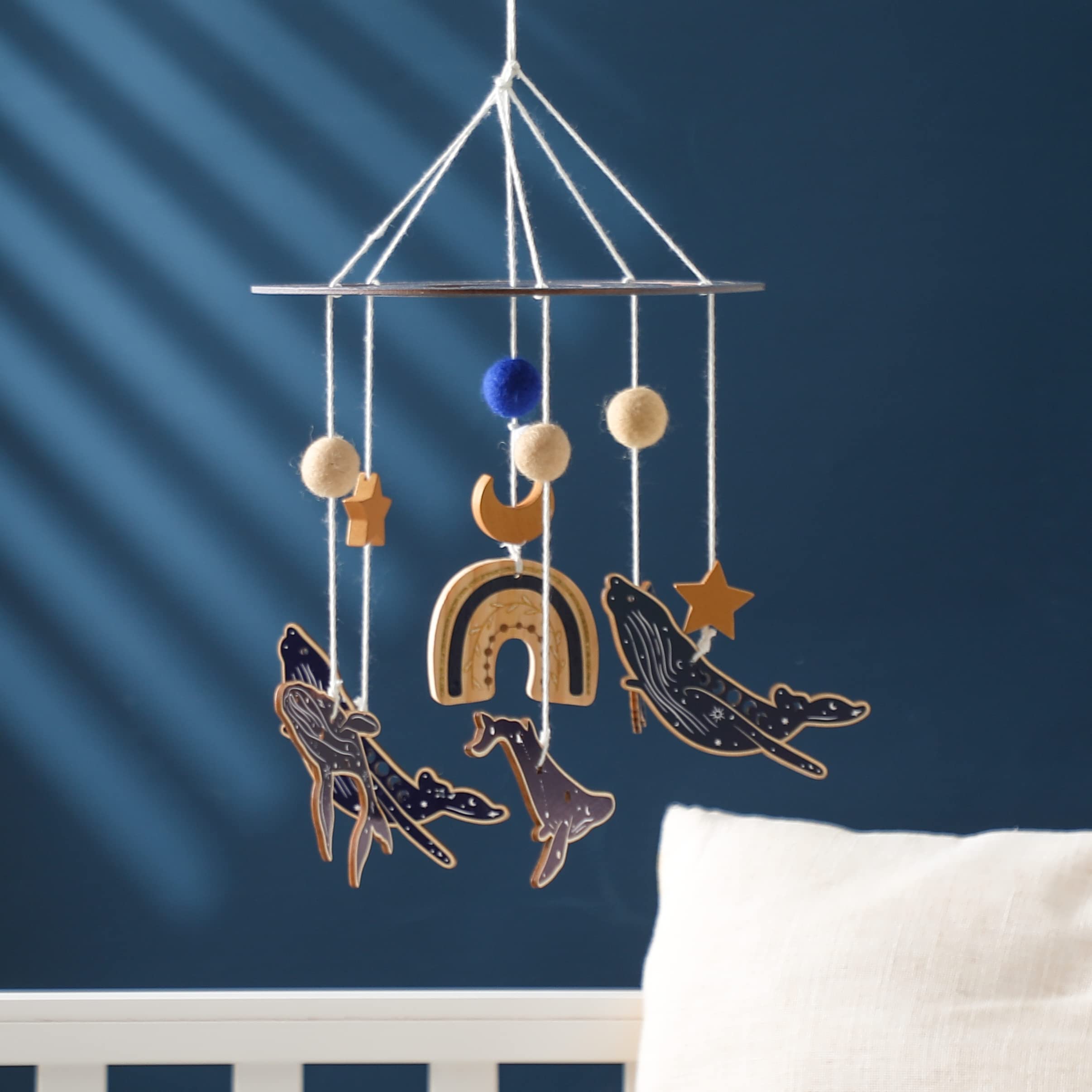 Etucdose nursery decor ocean whale showcases versatile baby room decoration