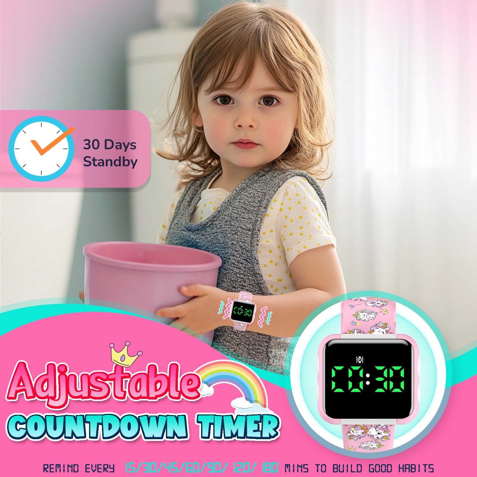 Etuwoe water-resistant design keeps up with daily handwashing.