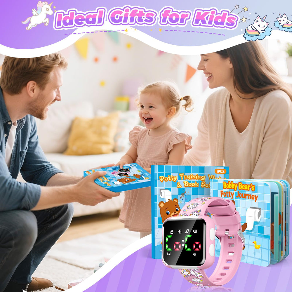 Etuwoe gift-ready unicorn watch in a beautifully packaged box for gifting.