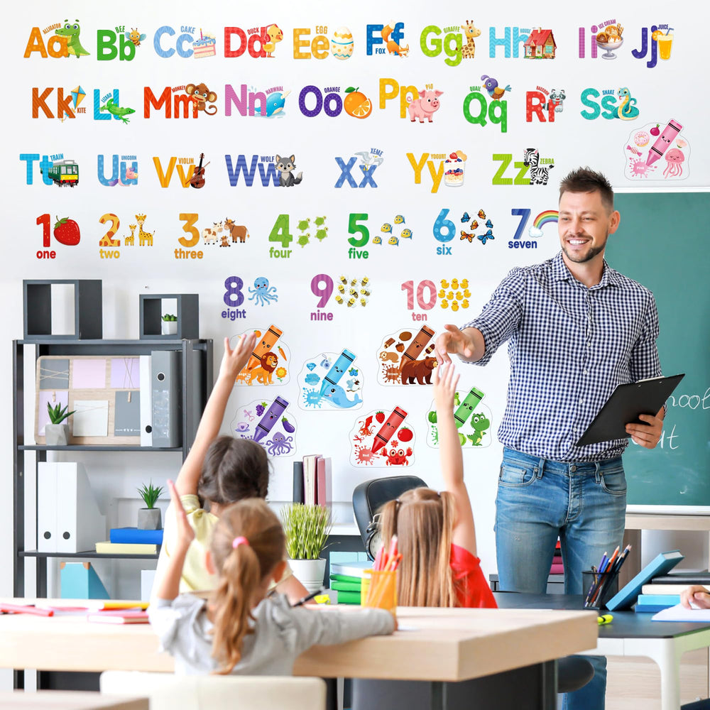 Etyishe removable waterproof wall decals stay on smooth surfaces and wipe clean for repeated use