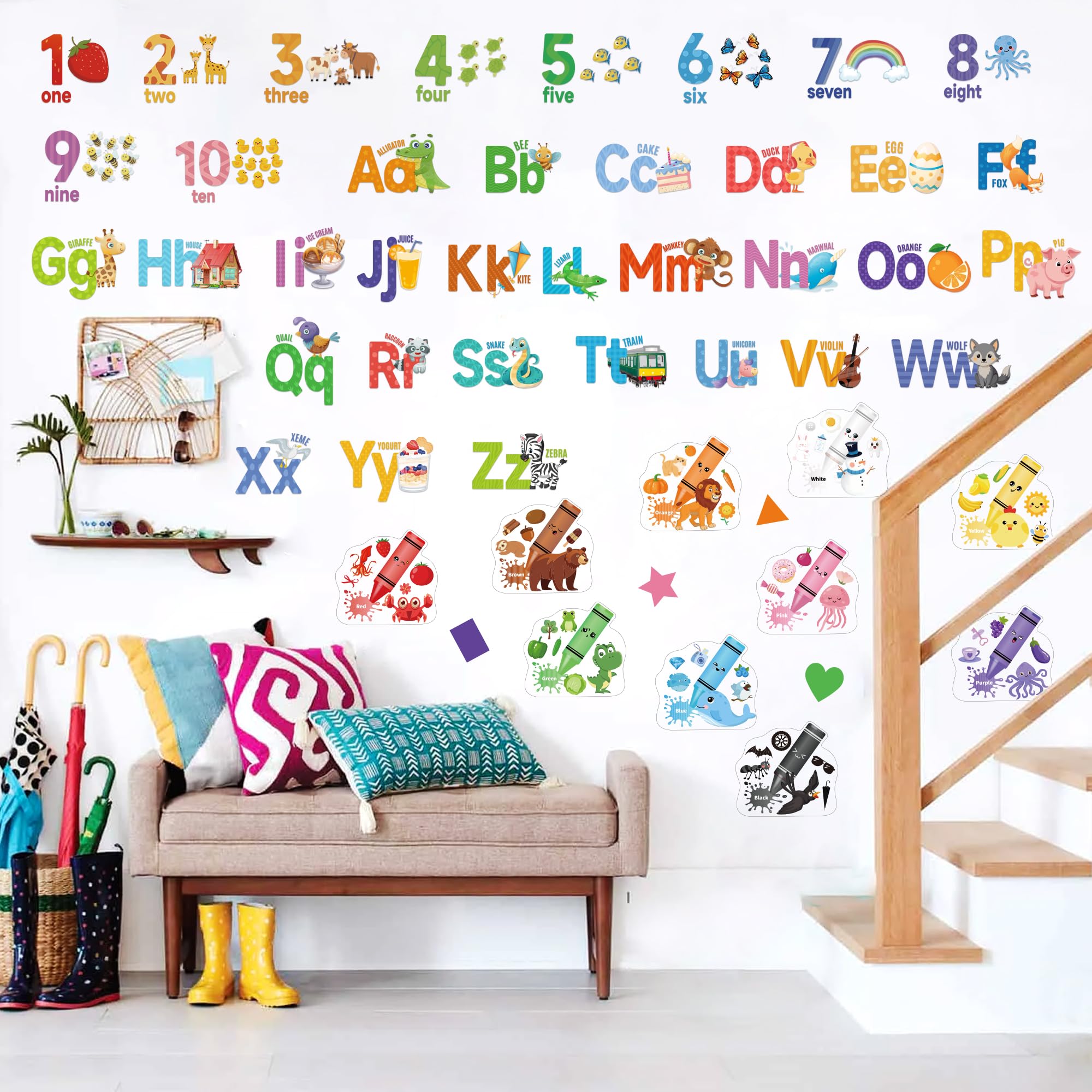 Etyishe strong-adhesion wall stickers cling securely to walls and easy to reposition