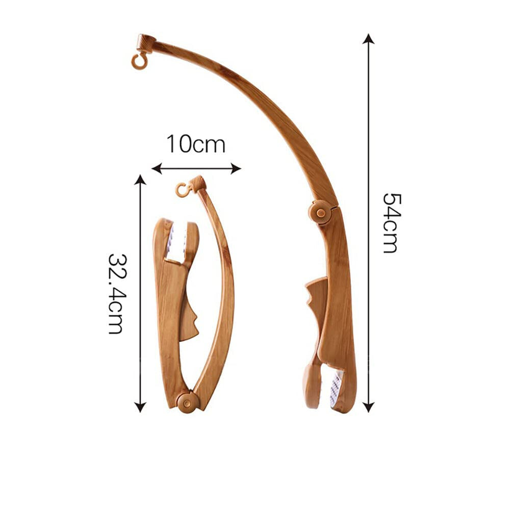 EUBUY crib mobile arm attached to slats for secure mounting and easy fit